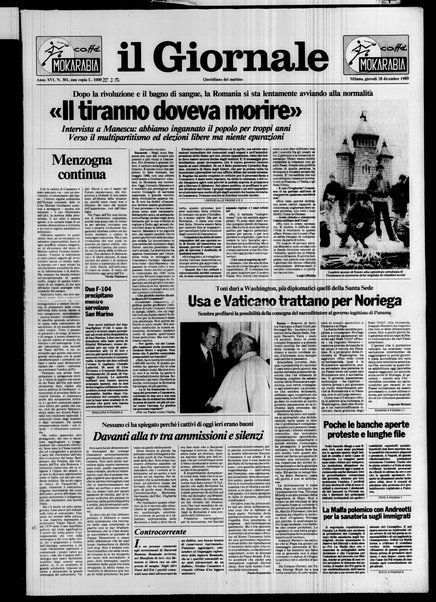 Il giornale : quotidiano del mattino